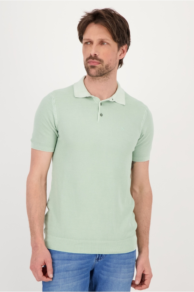 KNIT POLO 234535 599 sea green